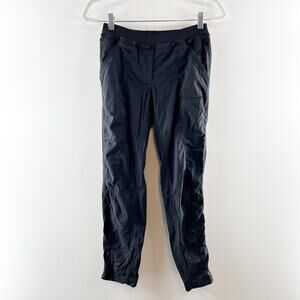 Lululemon Mid Rise Studio Straight Leg Pants Black 6